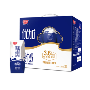 Guangmingyou+чистое молоко 200 мл*12 пакетов/коробка