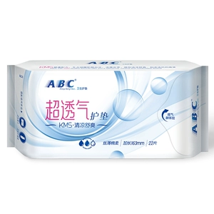 ABC Silk тонкая хлопковая мягкая прокладка 163 мм обычный тип (включая формулу здоровья KMS) 2