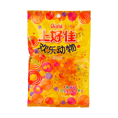 Леденец Shanghaojia Happy Animal 80г/пакет