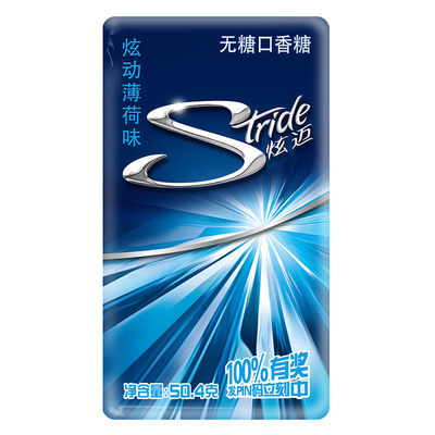 [炫迈 无糖口香糖(炫动薄荷味) 50.4g/盒]