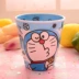 Doraemon Doraemon Nhựa nhựa melamine cốc Bàn chải đánh răng Cốc nước cốc Miệng cốc - Tách