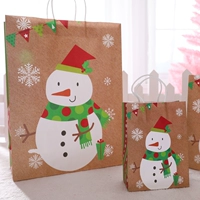 Рождественская кожаная льняная сумка, коробка, комплект, украшение для пожилых людей, подарок на день рождения