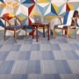 sọc Gradient PVC thảm gạch mosaic tối giản hiện đại văn phòng văn phòng thảm cửa hàng quần áo phòng cách âm - Thảm thảm nỉ lót sàn