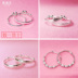 Vòng tay em bé bạc trẻ em s999 sterling bạc trẻ em vòng tay đầy bạc trẻ em vòng chân trẻ sơ sinh vòng tay trăng tròn vòng tay đá thạch anh Vòng đeo tay Cuff