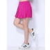 Jin Guan Xia kích thước lớn mặc cầu lông nữ quần vợt thể thao quần ngắn tay phù hợp với nữ váy chống ánh sáng váy thoáng khí mồ hôi
