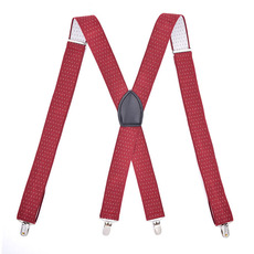 Галантерея 欧美男式背带夹西装衬衫西裤背带裤子松紧背带成人吊带防滑吊裤带