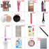 Mỹ phẩm trang điểm set full set của người mới bắt đầu chính hãng Hàn Quốc ánh sáng trang điểm nude trang điểm sinh viên người mới công cụ làm đẹp black rouge half n half water velvet Bộ trang điểm