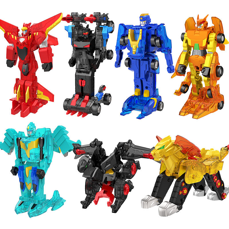 爆暴速合体玩具三宝正版新品翎空天威甲猎车兽魂变形机器人新瑞天