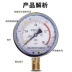 Đồng hồ đo áp suất đầu vào chống sốc YN100 chống rung 0-0.6/1/1.6/2.5/MPA đồng hồ áp suất yamaki đồng hồ áp suất khí 