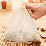 Домохозяйство Повторное использование хлопчатобумажного пакета приправы жареные чайные пакет с пузырьковым вином мешок для супа китайский медицина сумка медицины