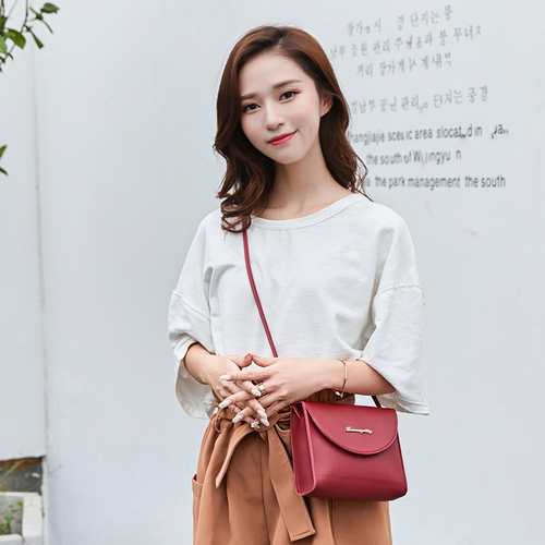 Shangxin oblique lady bag 2019 new fashionable leisure texture trademark small square bag single shoulder bag