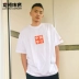Li Ning Nam T-Shirt Trung Quốc New York Tuần Lễ Thời Trang Ngắn Tay Áo Nhân Vật Trung Quốc Thời Trang Hạn Chế Áo Thoáng Khí AHSN645