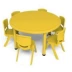 Đồ nội thất trẻ em Haijilun giáo dục sớm Bàn ghế vườn cho trẻ em bàn ghế trẻ em bàn học nhựa tròn - Phòng trẻ em / Bàn ghế