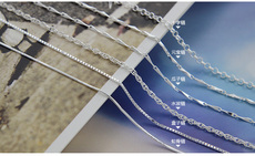 Серебряное ожерелье 990纯银项链女锁骨链日韩简约蛇骨链短款盒子链颈带项圈配饰生日