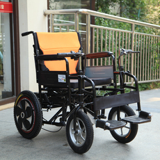 Костыли/инвалидной коляски 泰合th101-48电动轮椅车 老年人代步车折叠超大电机轻便可改坐便