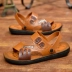 Người đàn ông ngoài trời của dép mùa hè thường triều dép Việt Nam giày mềm dưới giày bãi biển thở cha dép và dép đi trong nhà shop giày Sandal