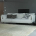 sofa vải mủ căn hộ nhỏ tối giản hiện đại phòng khách Scandinavian sẵn sàng ba liên tiếp thẳng bốn bit một phông chữ mềm - Ghế sô pha Ghế sô pha