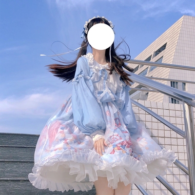 taobao agent Genuine amusement park, cute dress, autumn small princess costume, Lolita style
