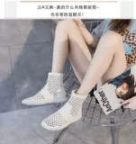 Сапоги, дышащие нескользящие туфли, из натуральной кожи, большой размер, мягкая подошва