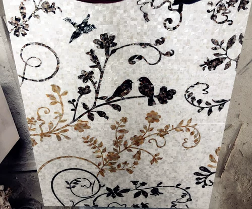 AFSJ Shell Mosaic Cuzzle Carbing Dense Toper Dofa Foine Wall Plain настройка