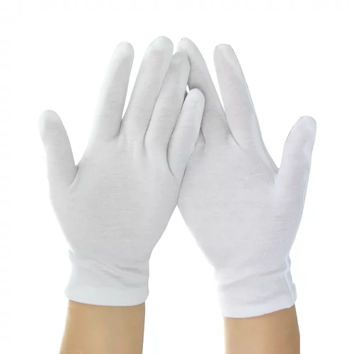 Тонкие рабочие хлопковые износостойкие перчатки из грецкого ореха, 36шт