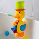 Игрушка для игр в воде, комплект, детская желтая утка для мальчиков