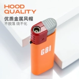 Мужская одноразовая креативная синяя электронная ветрозащитная зажигалка, делается под заказ