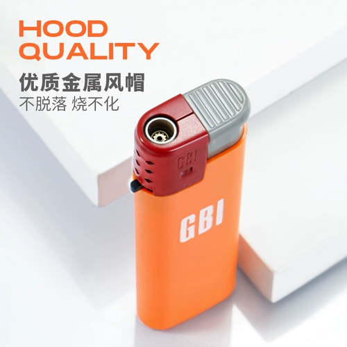 Мужская одноразовая креативная синяя электронная ветрозащитная зажигалка, делается под заказ