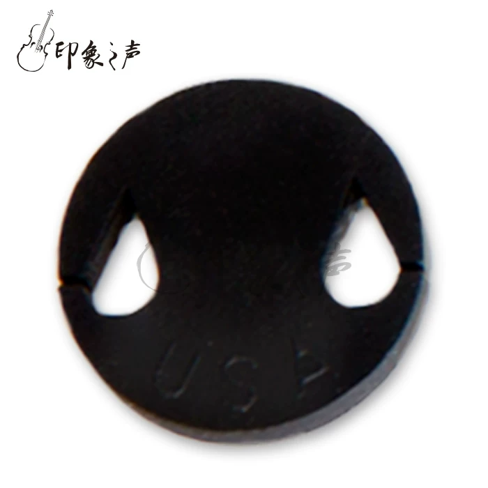 [进口Tourte小提/中提/大提/贝司圆形两孔/一孔单孔提琴形弱音器]