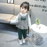 Комплект для девочек, коллекция 2021, в западном стиле, 3 предмета, 1-3 лет, в корейском стиле, 4 лет