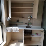 Шанхайский кухонный шкаф класса боевых искусств Класс Бейджея светло -желтый