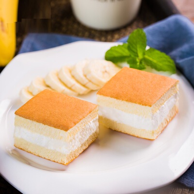 整箱香蕉奶油蛋糕口袋夹心小面包零食 商品反馈