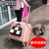 Mini vali nam nữ 18 inch nhỏ trường hợp xe đẩy Hàn Quốc phiên bản của nhỏ tươi lên máy bay 20 inch vali nhỏ