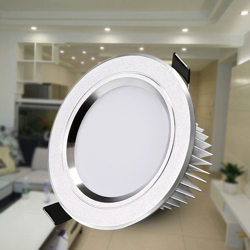 Светодиодный потолочный светильник, медное потолочное точечное освещение для гостиной, 4 дюймов, 12W