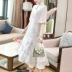 Cải tiến váy Hanfu Phong cách Trung Quốc phù hợp với trà Zen nữ mùa hè retro phong cách Trung Quốc phụ nữ thanh lịch váy voan - Sản phẩm HOT