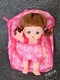 Mô phỏng búp bê công chúa cô gái yêu thích chơi nhà chơi búp bê phụ kiện trở lại túi giỏ giường bao gồm quilt gối búp bê cho bé gái Búp bê / Phụ kiện