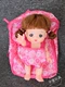 Mô phỏng búp bê công chúa cô gái yêu thích chơi nhà chơi búp bê phụ kiện trở lại túi giỏ giường bao gồm quilt gối