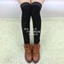 Mùa thu và mùa đông unisex dày ấm dài cộng với vớ nhung đầu gối set quần legging vớ vớ mỏng vớ vớ chân vớ dày mùa đông Vớ mắt cá chân