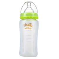 Зеленый стеклянный защитный чехол, 270 мл