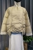 Dây đeo ngắn xuống áo khoác nữ 2019 phiên bản Hàn Quốc thả lỏng vịt trắng xuống phong cách văn chương nhỏ thời trang bib sinh viên - Xuống áo khoác