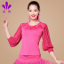 Mùa xuân và mùa thu Square Dance Trang phục Áo dài Tay áo lưới Lantern Lantern Ballroom Latin Dance Dress Nữ Dancing Quần áo Ren - Khiêu vũ / Thể dục nhịp điệu / Thể dục dụng cụ giày tập khiêu vũ Khiêu vũ / Thể dục nhịp điệu / Thể dục dụng cụ