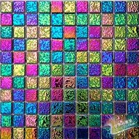 Керамическая гальваническая мозаика красочная многодоловочная фоновая настенная барная барная планка