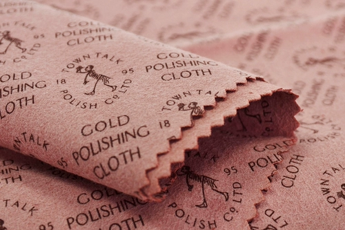 Импортный большой золотой платиновый ткань для полировки, розовое золото