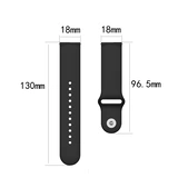 Huawei, часы, браслет, силикагелевый ремешок для часов, 18мм