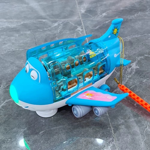 Портативный электрический фонарь, игрушка, универсальный авиалайнер, самолет, подарок на день рождения