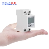 Однофазный направляющий железнодорожный рельс -тип Home High -Pression Electric Meter 220V Дом аренды AC Электронный ЖК -диспетчер