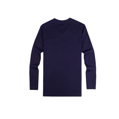 Nhà máy của nam giới quần áo chuẩn đuôi D 2018 mùa xuân người đàn ông mới của màu sắc phù hợp với thời trang giản dị hoang dã dài tay T-Shirt cửa hàng bán áo thun nam cao cấp Áo phông dài