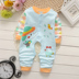 [2 miếng 30 nhân dân tệ] cotton béiesies cotton quần áo cotton romper tay dài mùa xuân và mùa thu cotton bé - Áo liền quần thoi trang tre em Áo liền quần