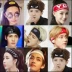 Mũ lưỡi trai Hàn Quốc nam và nữ thể thao băng đô tóc băng đô headband headband hip hop tập thể dục headband mũ phụ kiện Nhật Bản và Hàn Quốc phụ kiện tóc