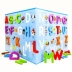 mầm non đồ chơi giáo dục ghép hình cho trẻ em trai 2 tuổi và trẻ em gái lá thư từ của dán bảng chữ cái gắn liền với kỹ thuật số 3D ba chiều ghép hình câu đố Đồ chơi giáo dục